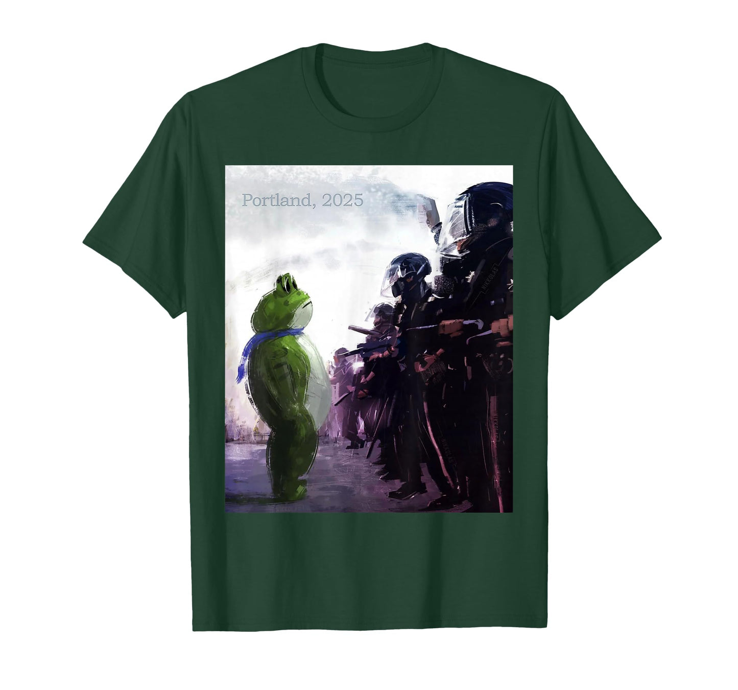 Portland Frog Protest Portland 2025 for Men Women Kids T-Shirt