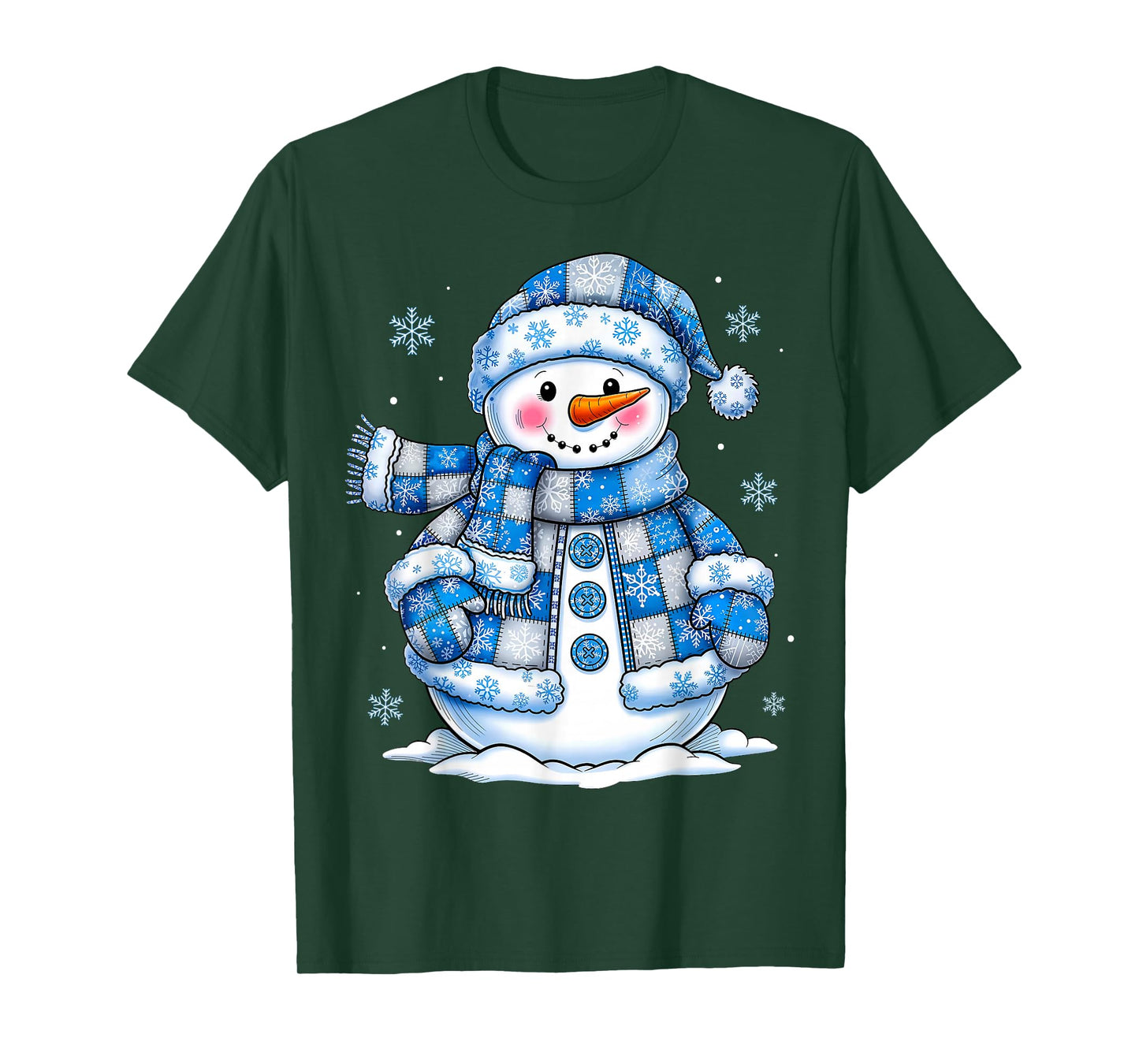 Snowman for Women Men Kids Grandkids Christmas T-Shirt