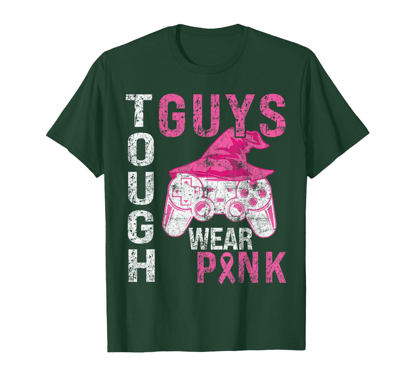 Tough Guys Wear Pink Cool Pink Gaming lover Boys Youth men T-Shirt