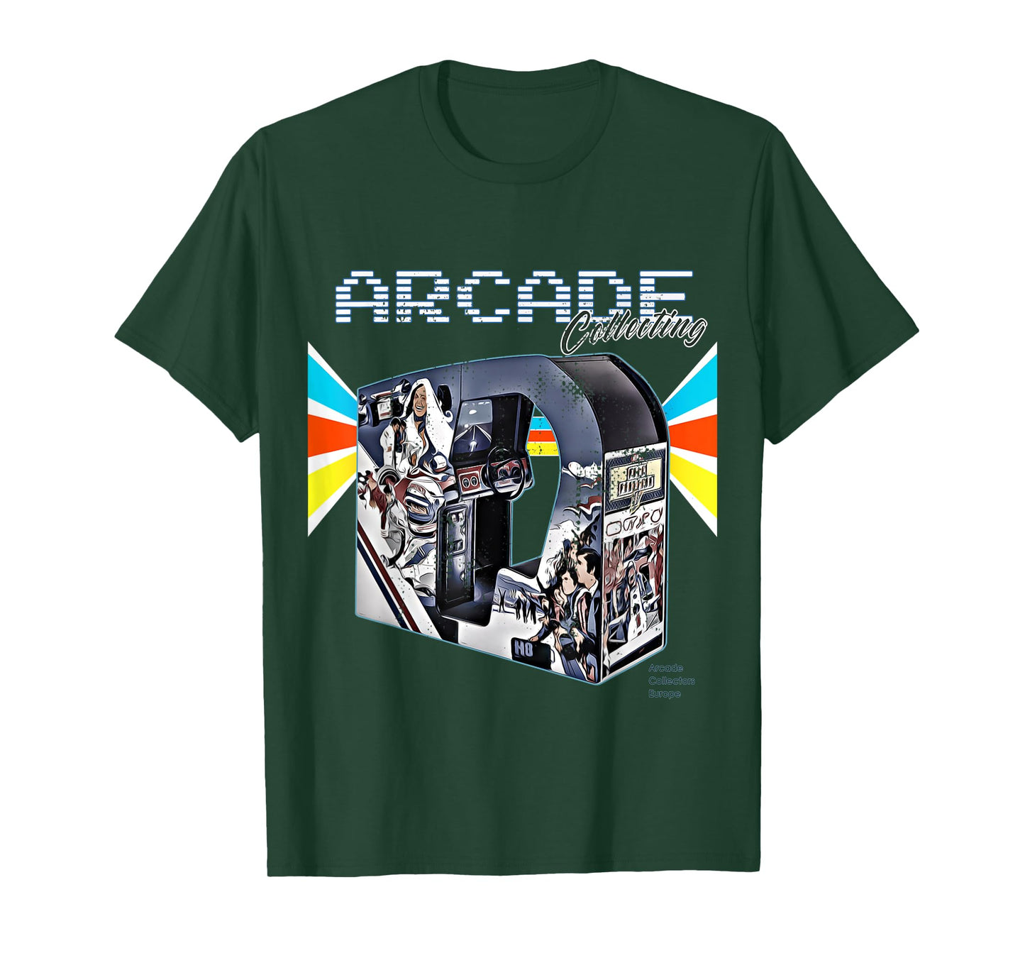 Arcade cabinet machine 1970 1980 1990 Video Game Collection T-Shirt