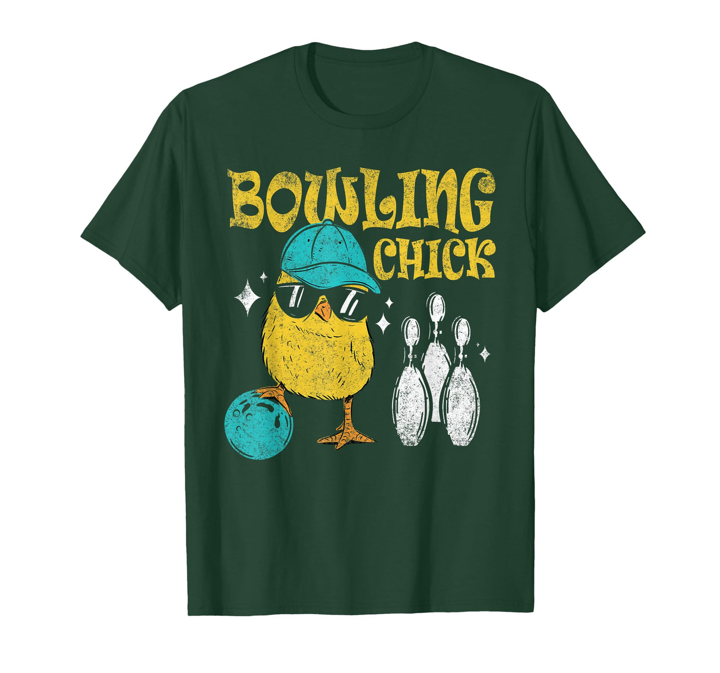 Bowling Chick Bowl Design For Bowlers Player Sport T-Shirt