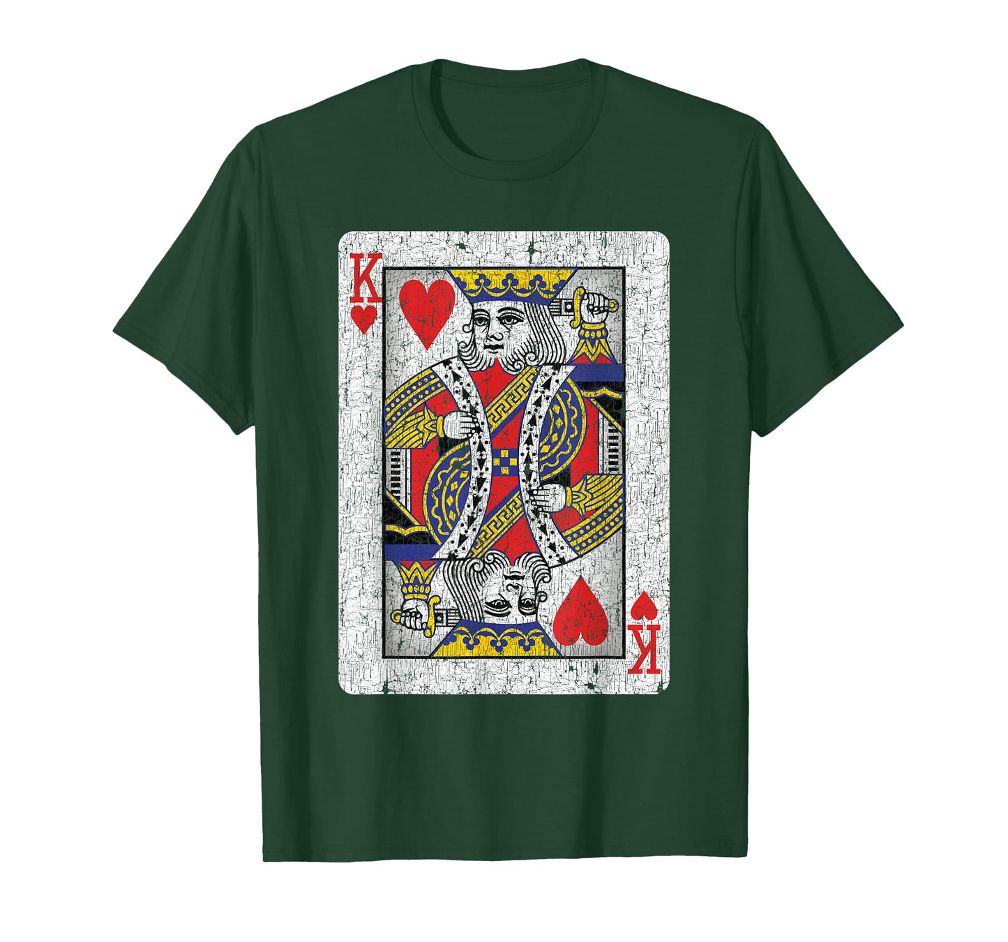 King of Hearts Card - Poker, Bridge Player, Costume T-Shirt