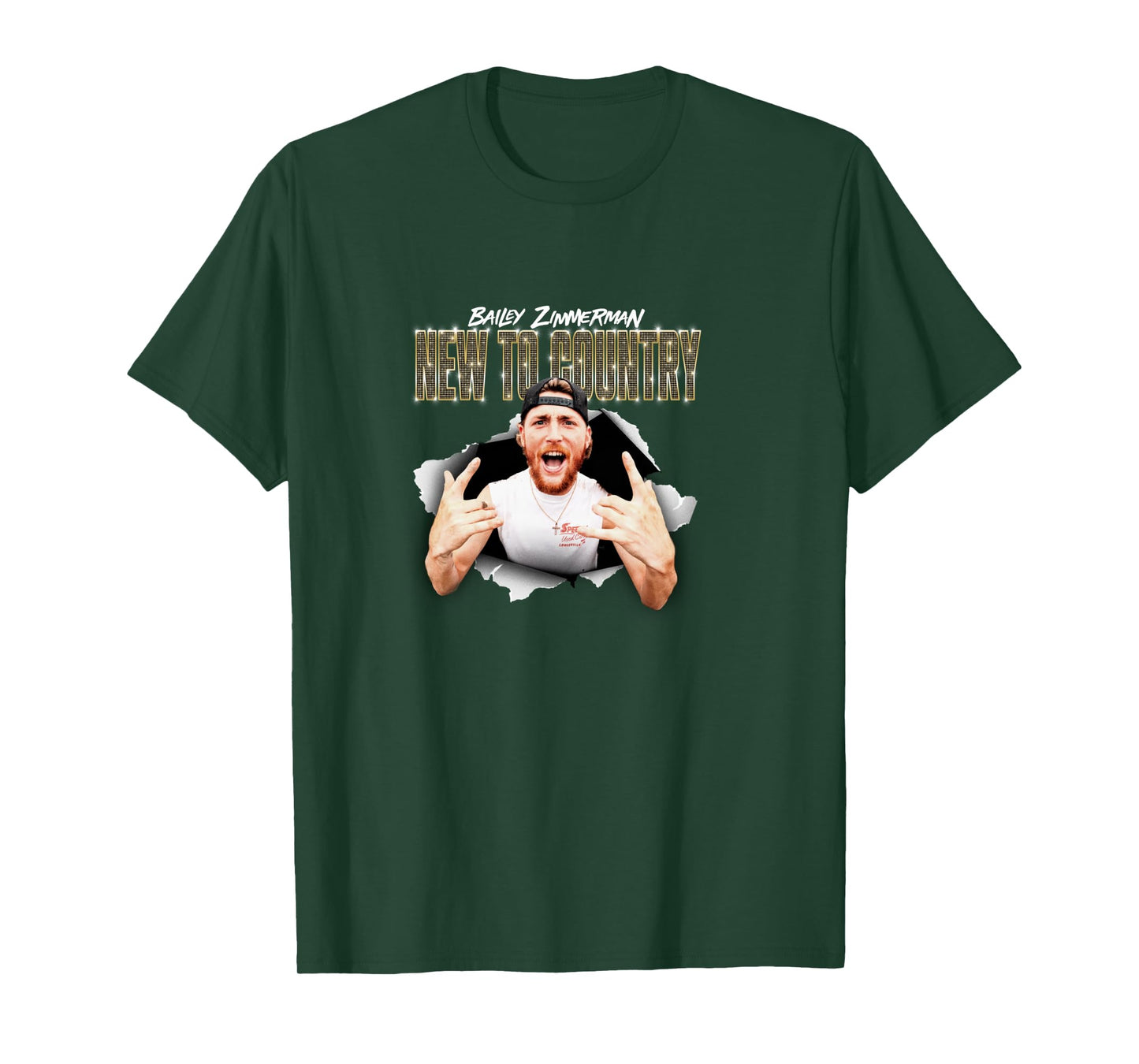 Bailey Zimmerman New to Country Tour Pullover Hoodie