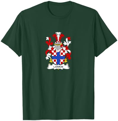 Larkin Coat of Arms - Family Crest T-Shirt - T-Shirt | Forest