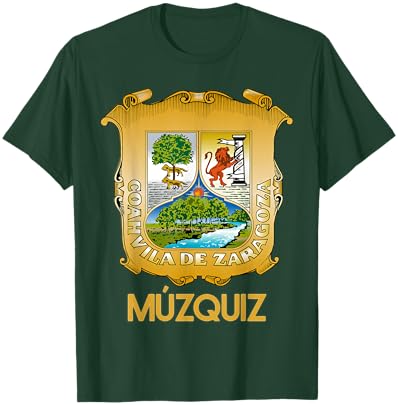 Muzquiz Coahuila Estado De Mexico Escudo Eagle Aguila T-Shirt - T-Shirt | Forest