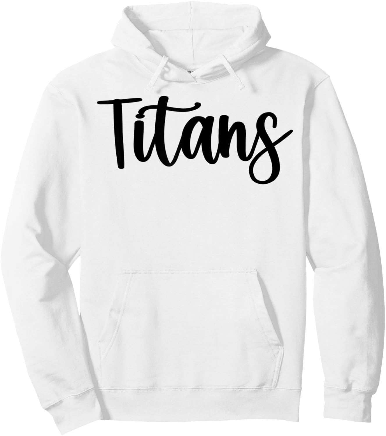 Titans School Spirit Team Mascot Game Night Hoodie - Hoodie | White