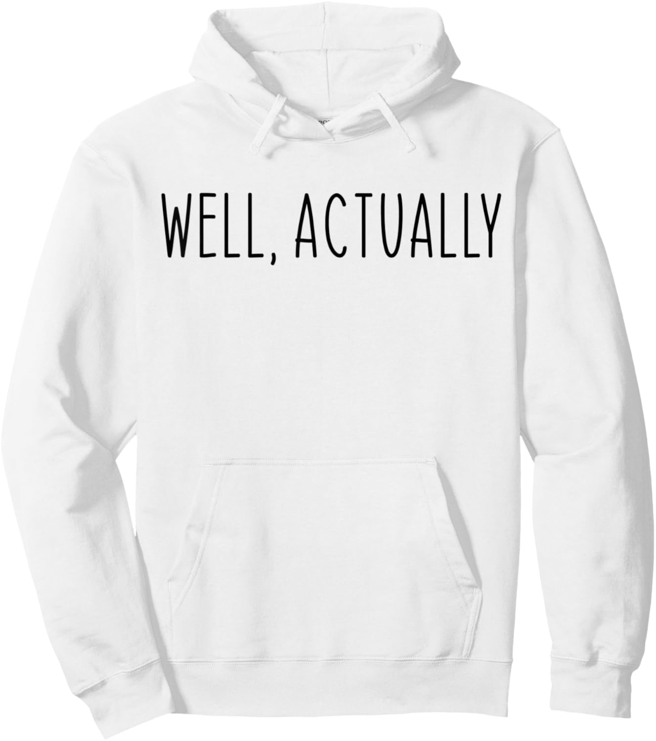 Well Actually Funny Vintage Hoodie - Hoodie | White