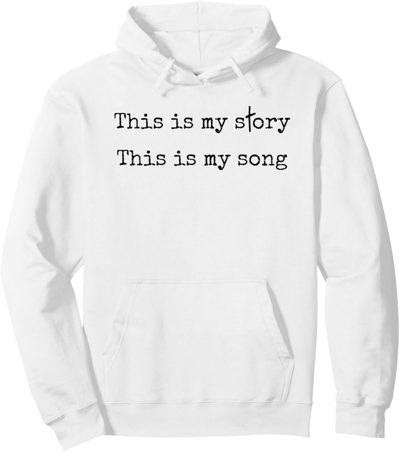 Blessed Assurance Hymn Christian Faith Worship Hoodie - Hoodie | White