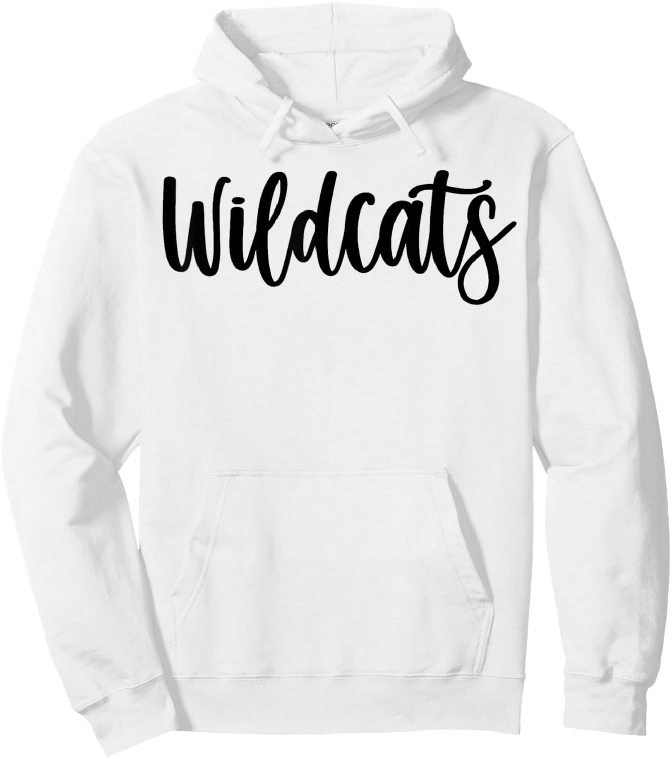 Wildcats School Spirit Team Mascot Game Night Hoodie - Hoodie | White