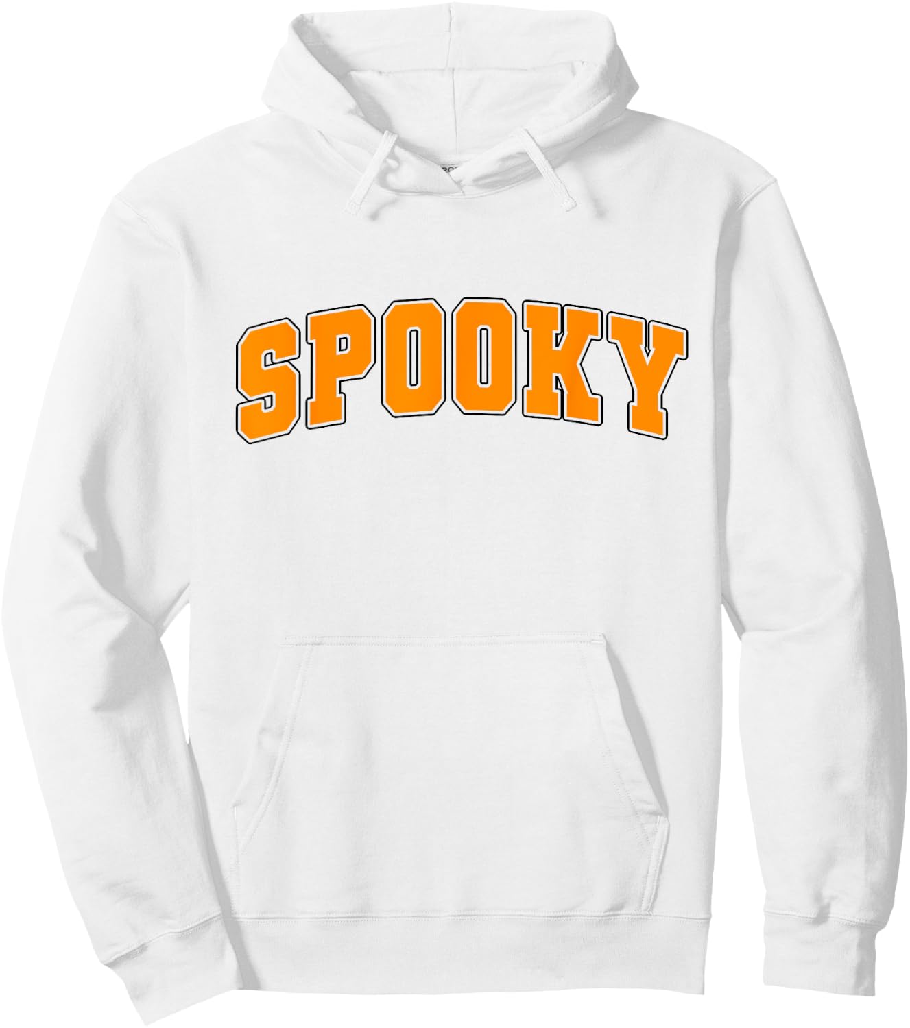 Varsity SPOOKY Halloween College Style University Costume Hoodie - Hoodie | White