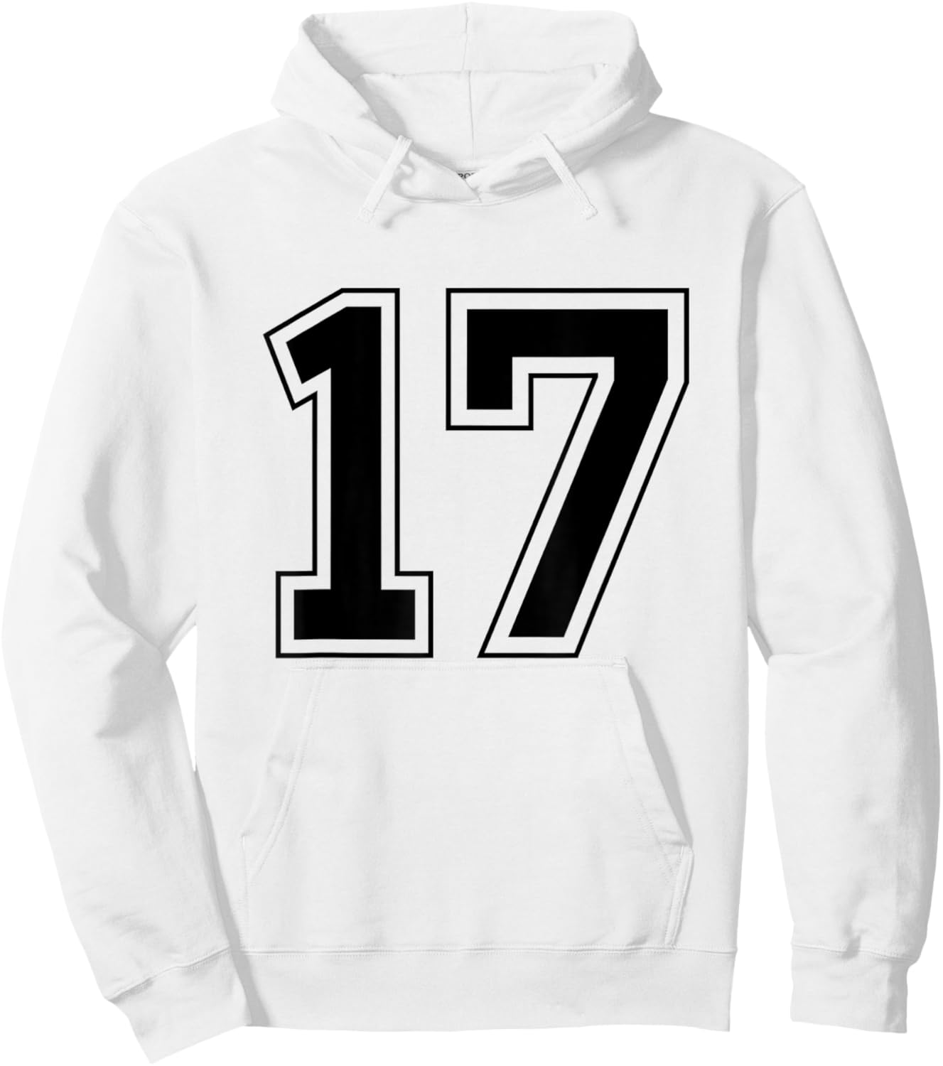 Number 17 Hoodie - Hoodie | White