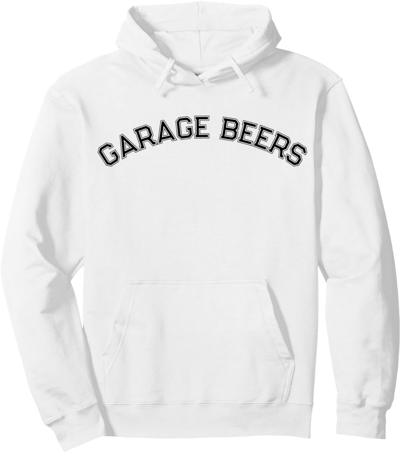 Garage Beers Funny Sports Style Day Drinking Beer Lover Hoodie - Hoodie | White