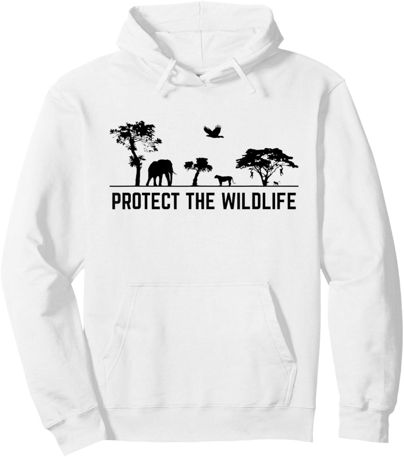 Protect Wildlife Safari Animal Conservancy Nature Earth Day Hoodie - Hoodie | White