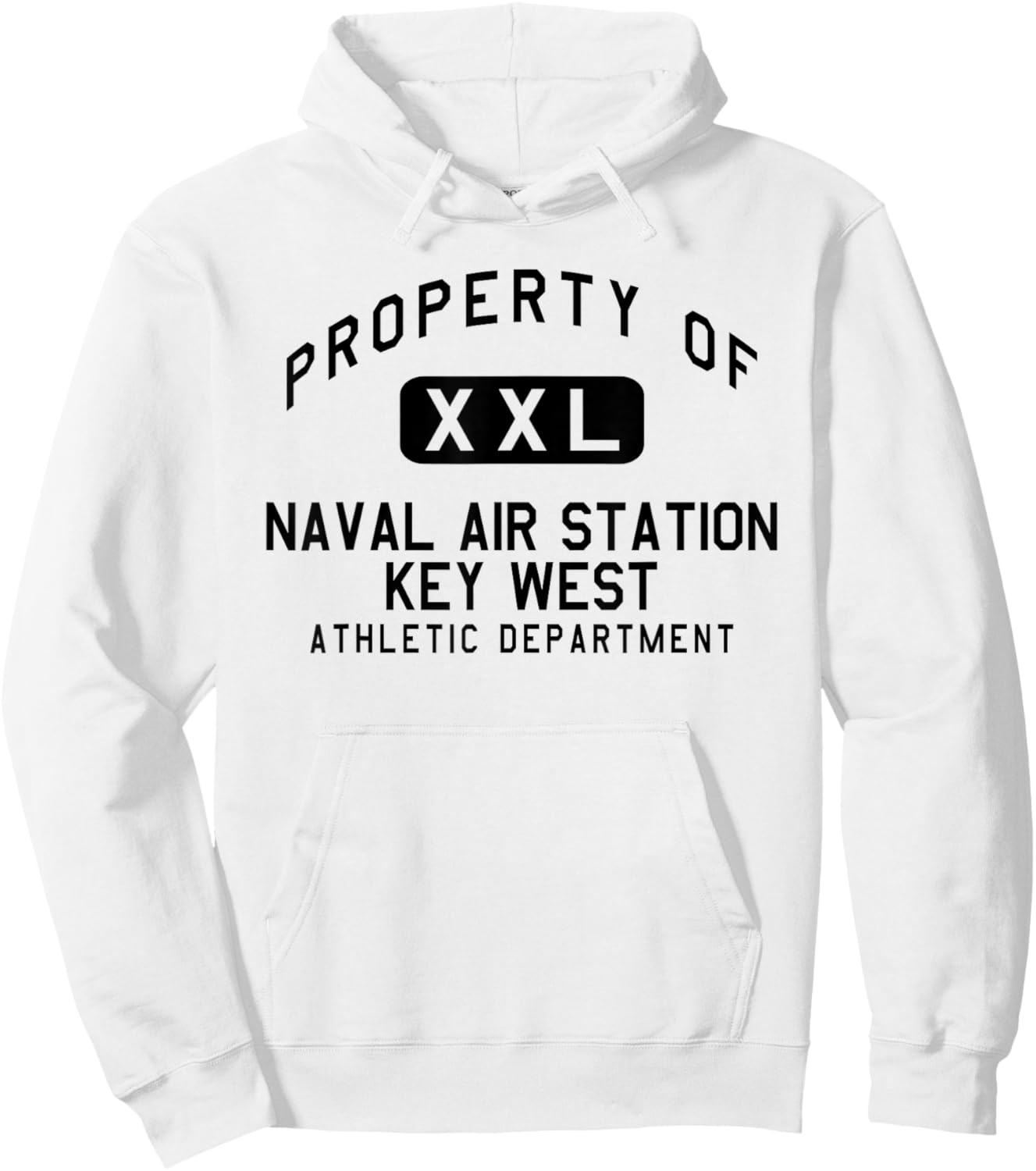 Property of Naval Air Station Key West Athletic Department Hoodie - Hoodie | White