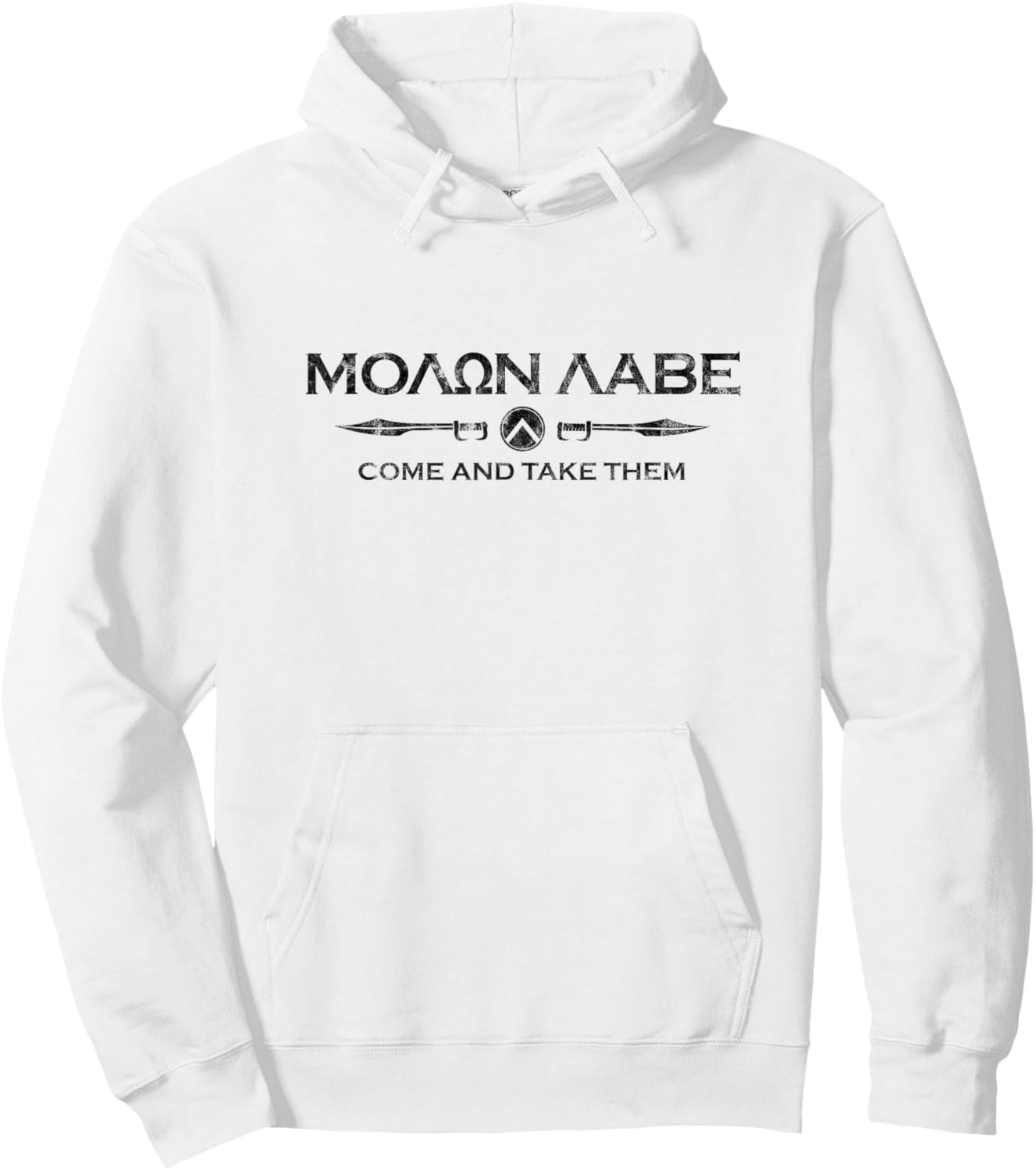 Sparta Gym and Fitness - Molon Labe Hoodie - Hoodie | White