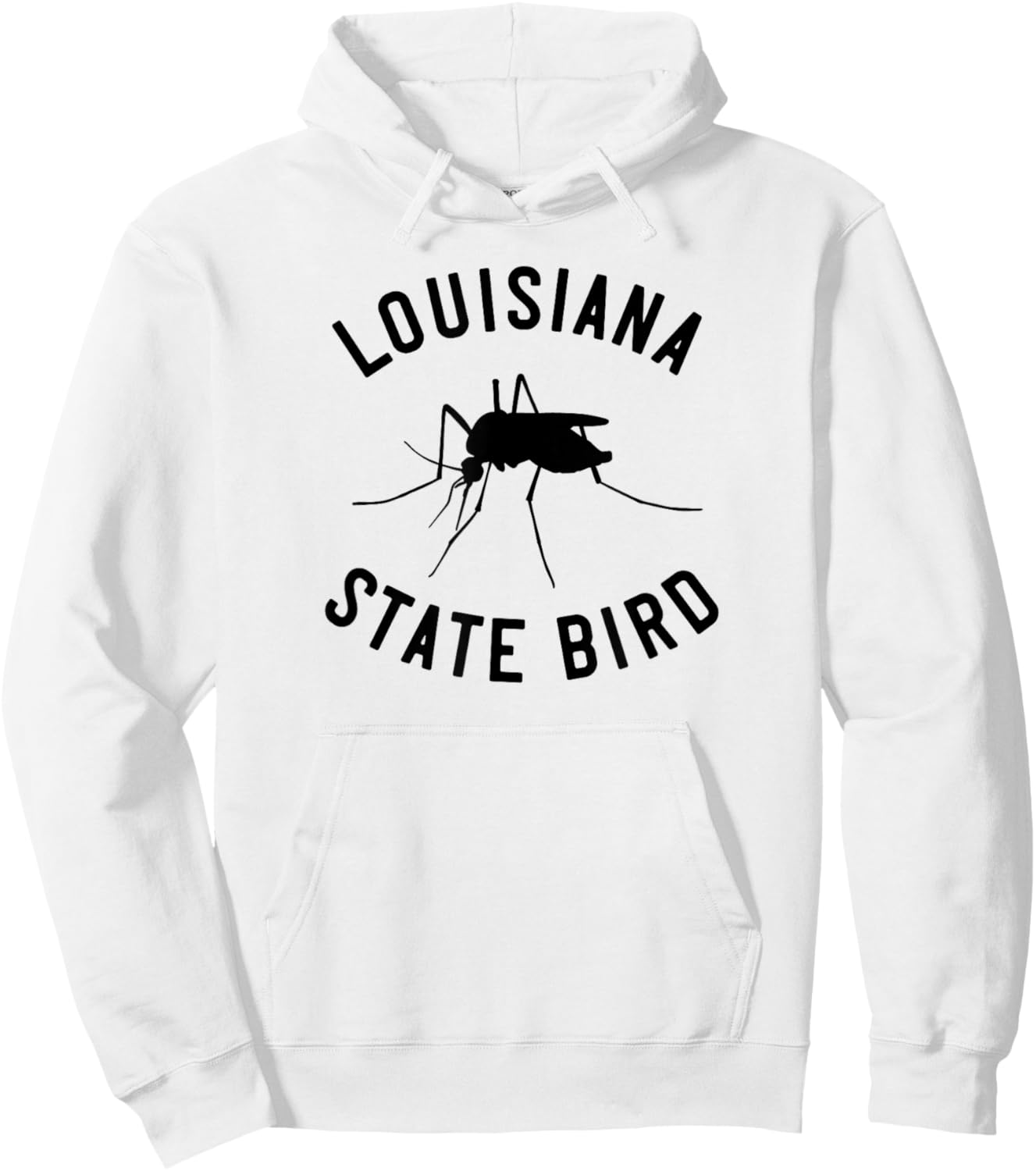 Classic Louisiana Mosquito State Bird Hoodie - Hoodie | White