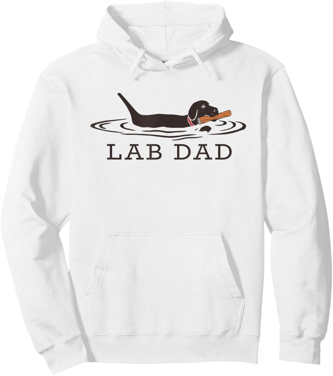 Lab Dad Labrador Retriever Dog Owner Father Hoodie - Hoodie | White
