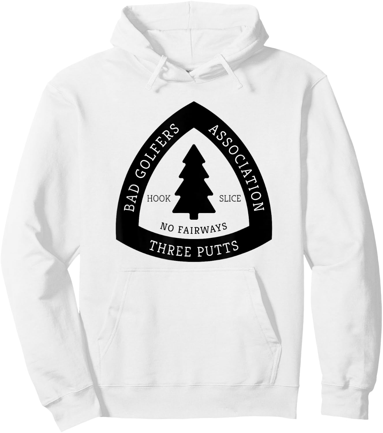 Bad Golfers Association - logo Hoodie - Hoodie | White