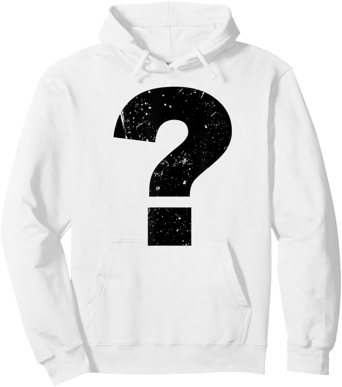 Question mark funny Questionmark Hoodie - Hoodie | White