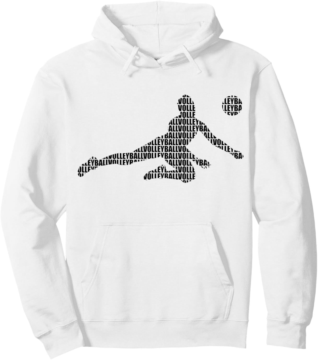 Volleyball Player Beach Volleyball Player Fun Hoodie - Hoodie | White