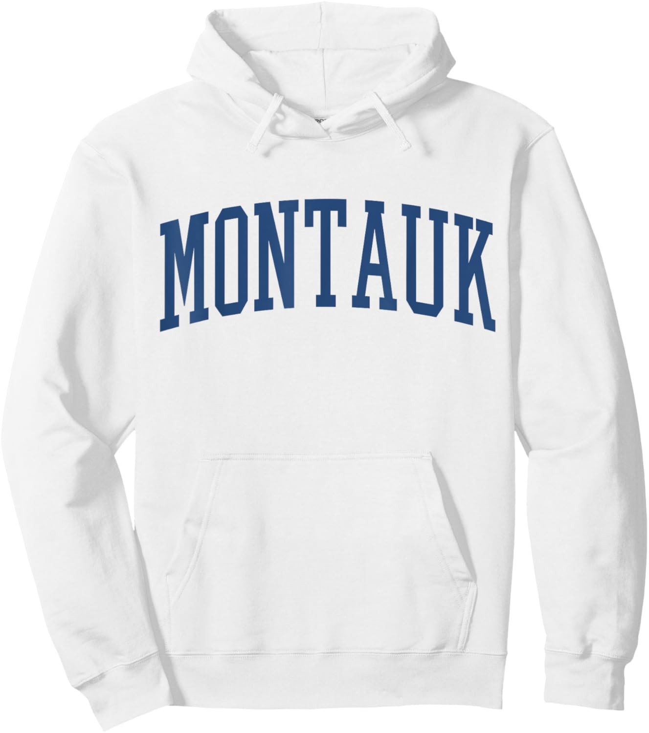 Varsity Grey Montauk Hoodie - Hoodie | White