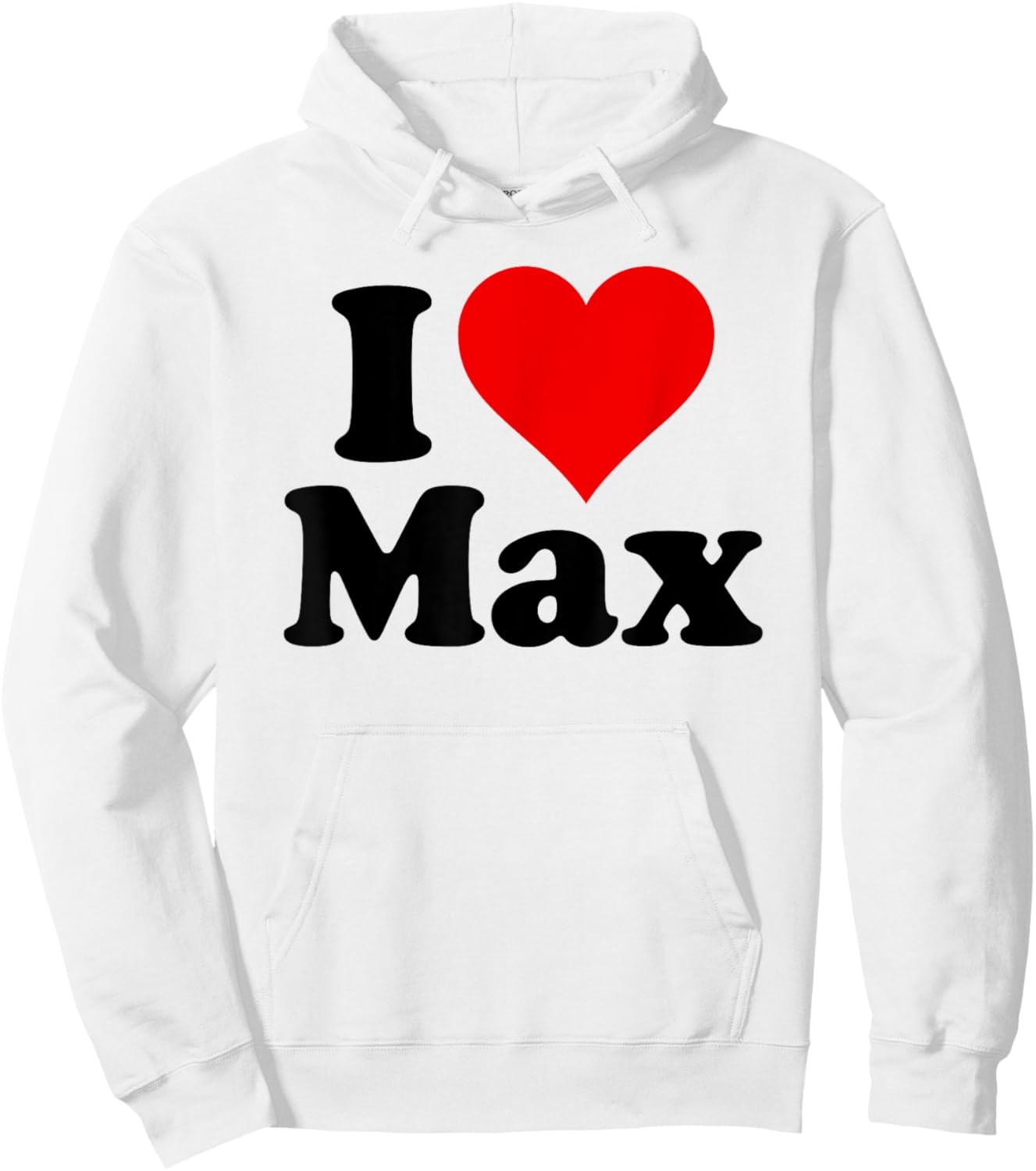 I Heart Love Max Hoodie - Hoodie | White