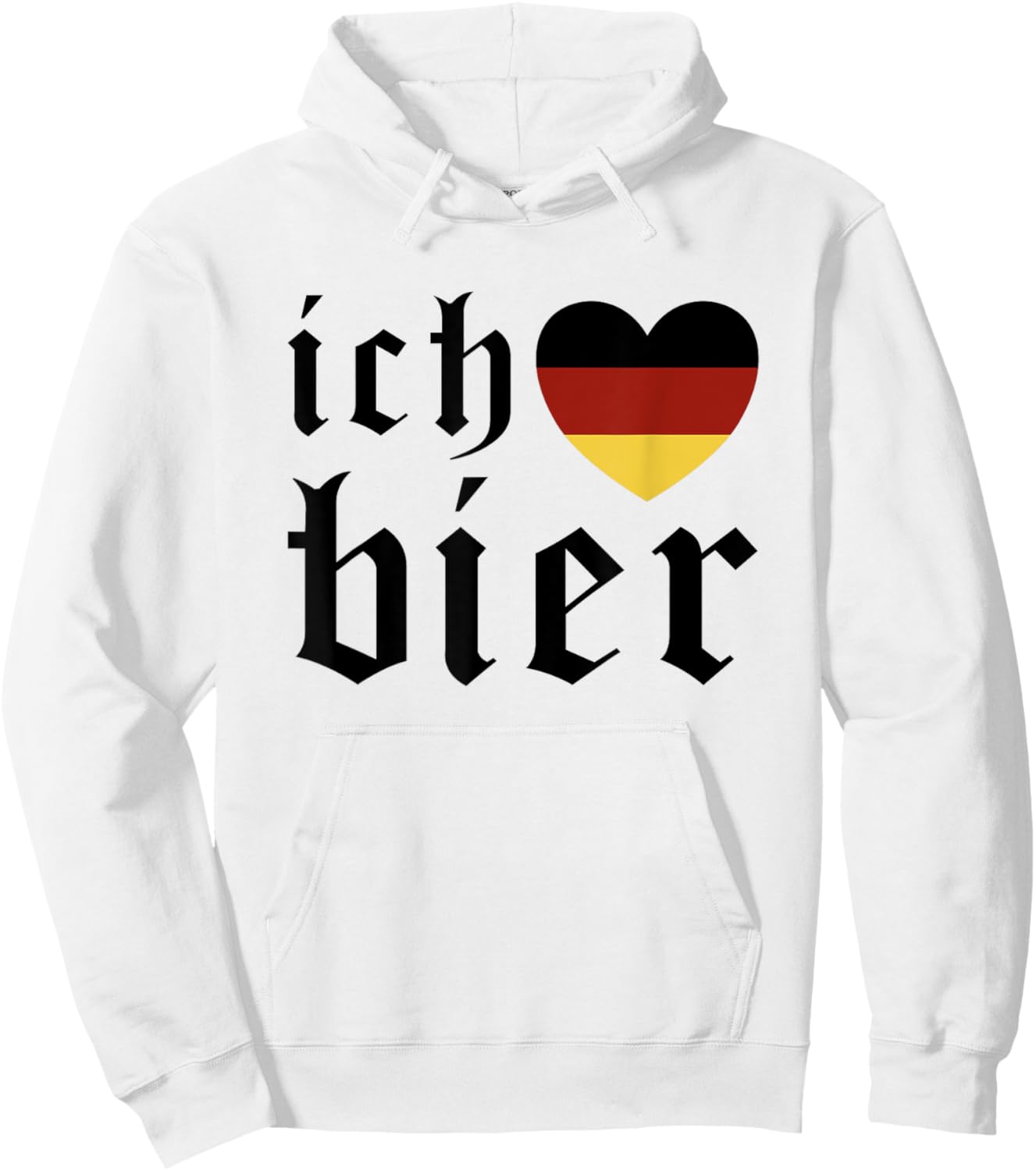 Ich Heart Bier Oktoberfest Costume Beer Festival Drinking Hoodie - Hoodie | White
