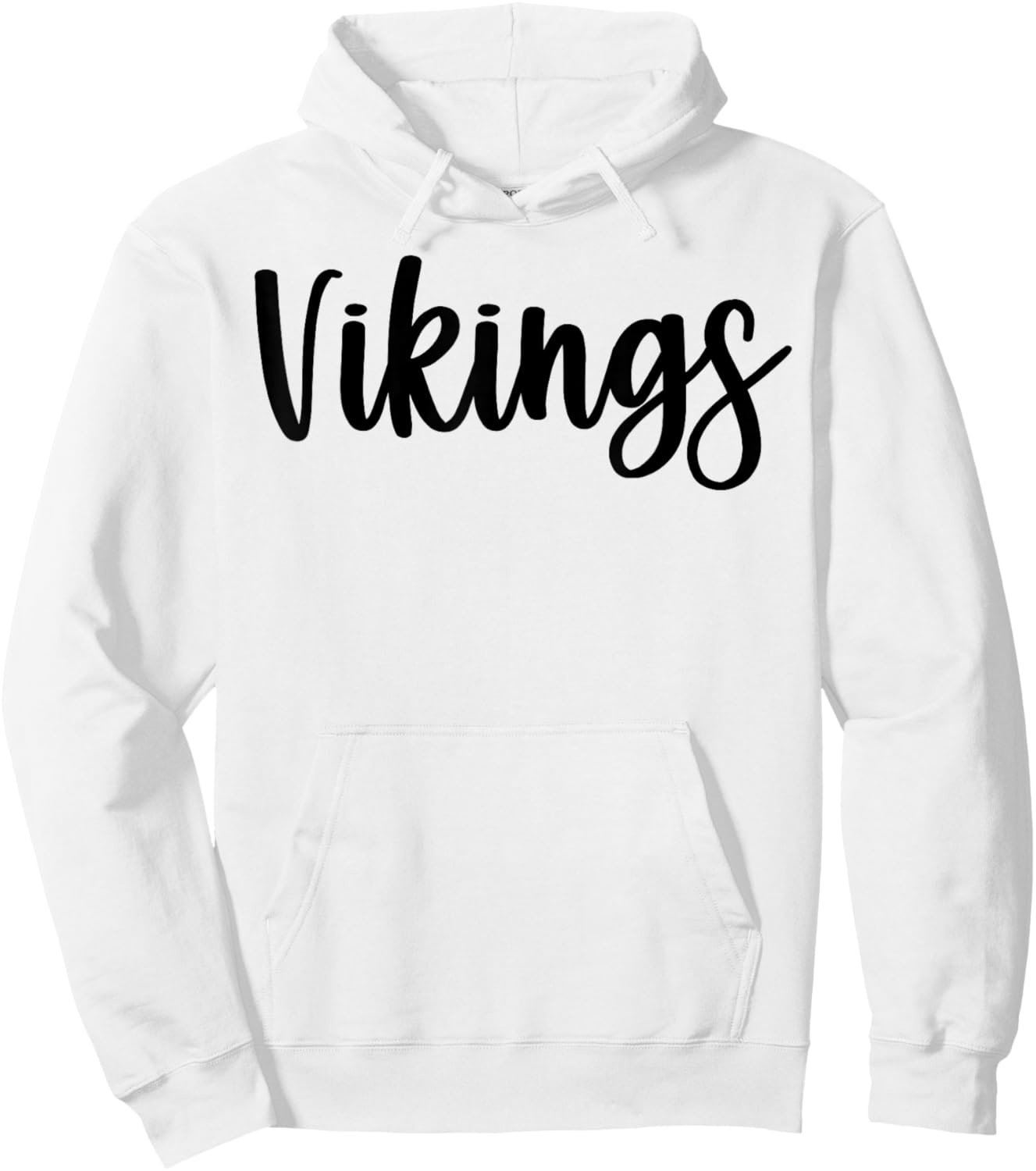 Vikings School Spirit Team Mascot Game Night Hoodie - Hoodie | White