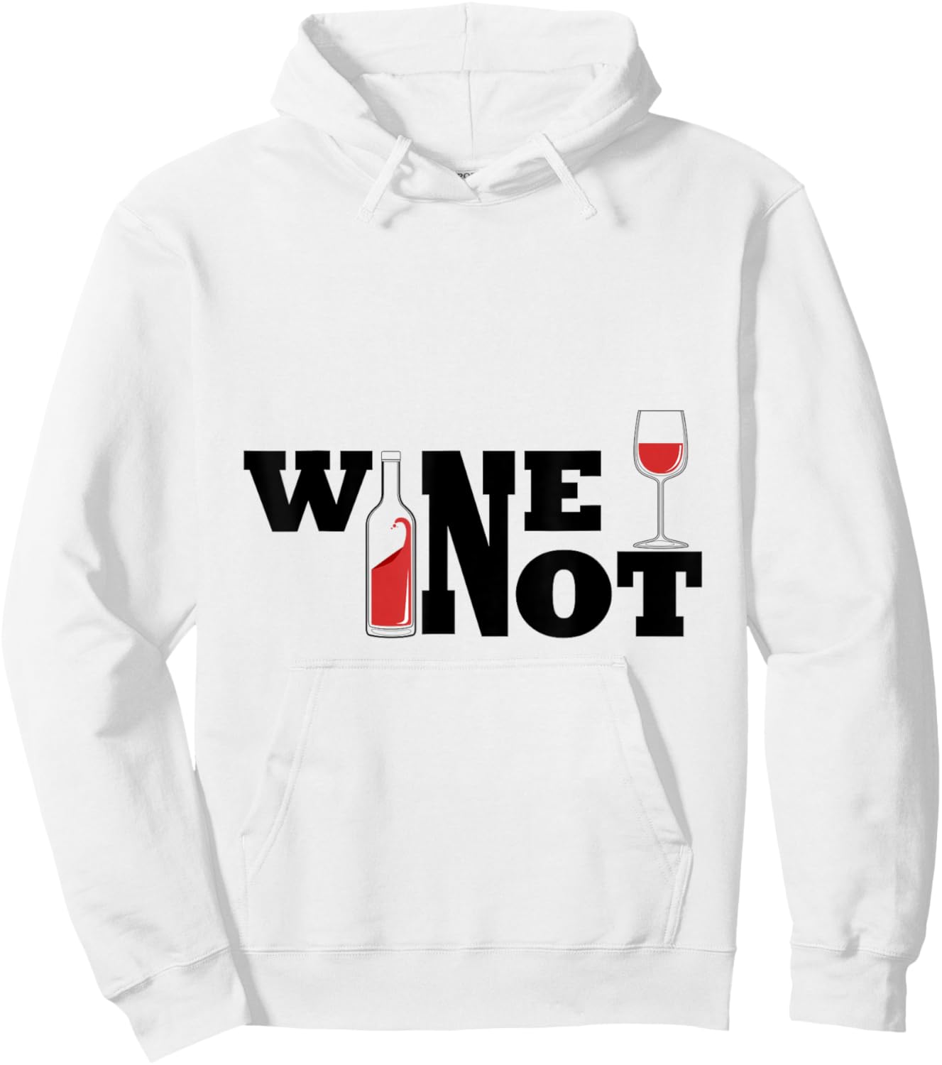 Wine not Hoodie - Hoodie | White