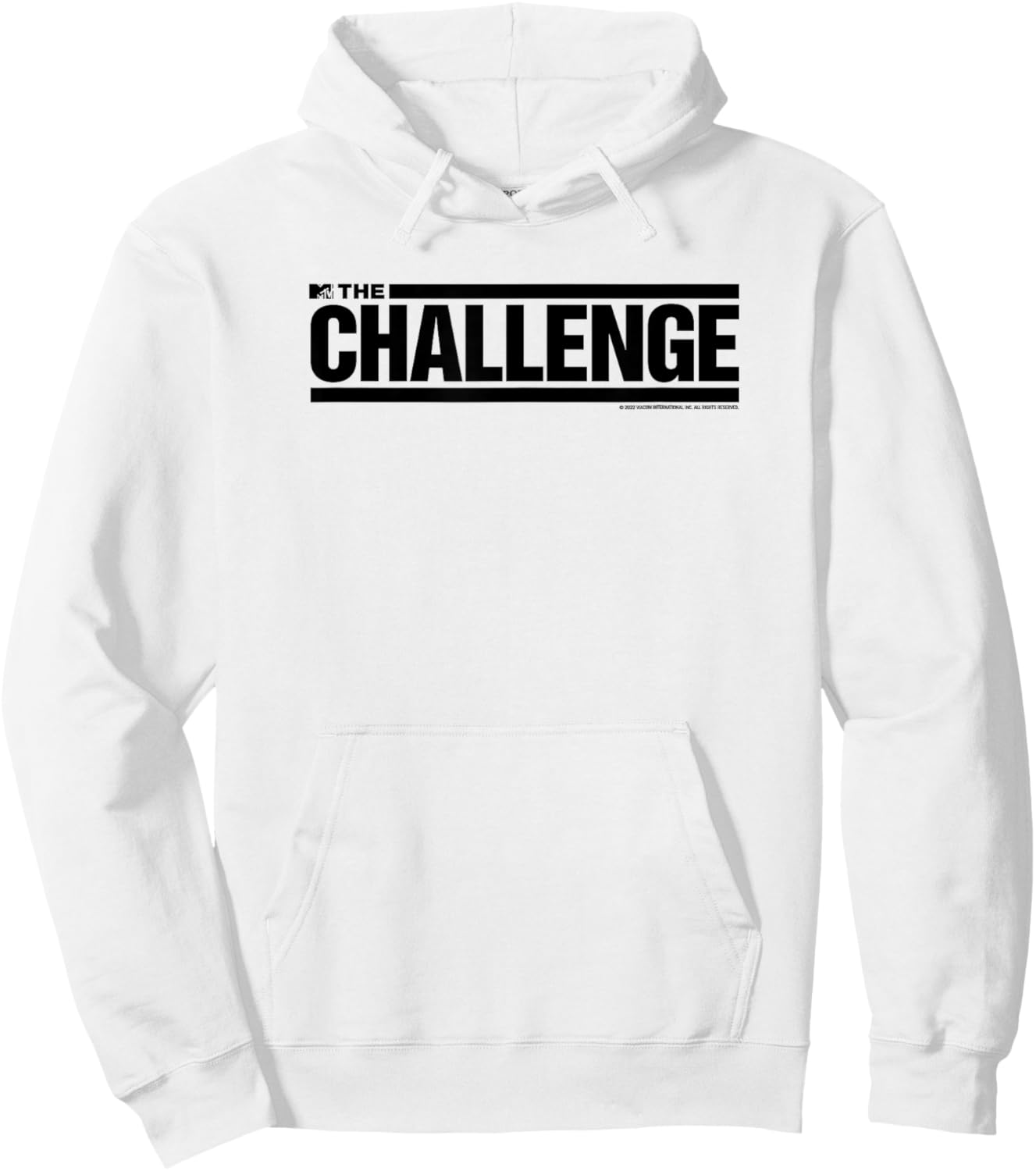 The Challenge Black Logo Hoodie - Hoodie | White