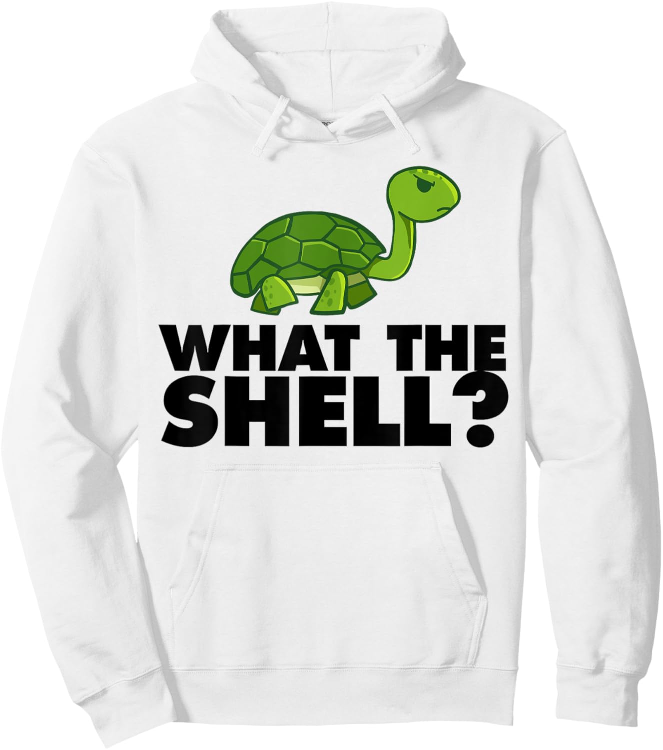 What the Shell funny Turtle What the Shell Hoodie - Hoodie | White