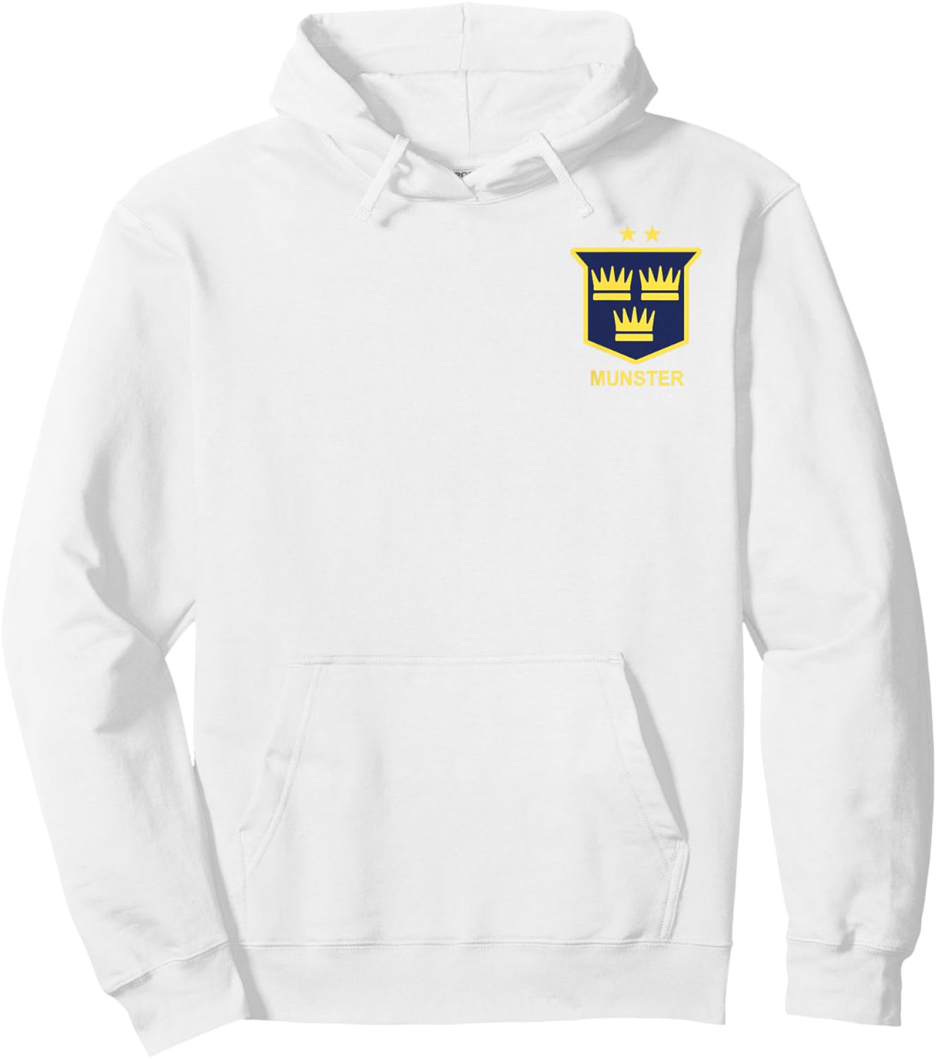 Munster retro classic style for retro Irish rugby fans Hoodie - Hoodie | White