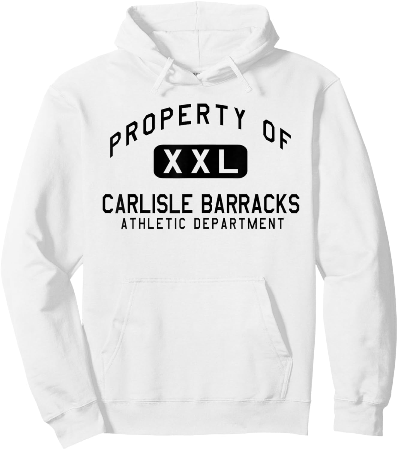 Property of Carlisle Barracks Athletic Department Hoodie - Hoodie | White