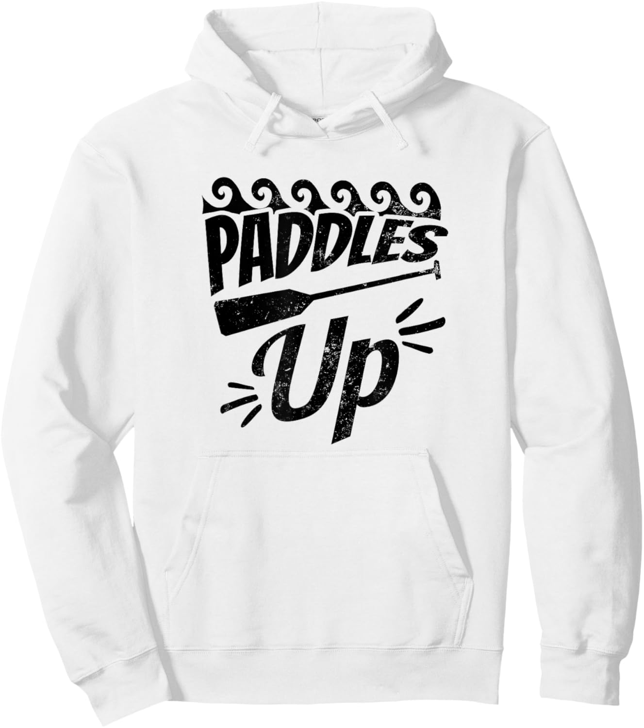 Paddles Up Design Dragon Boat Hoodie - Hoodie | White