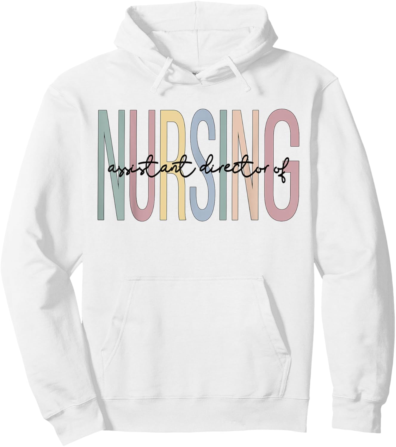 ADON Boho Assistant Director Of Nursing Hoodie - Hoodie | White