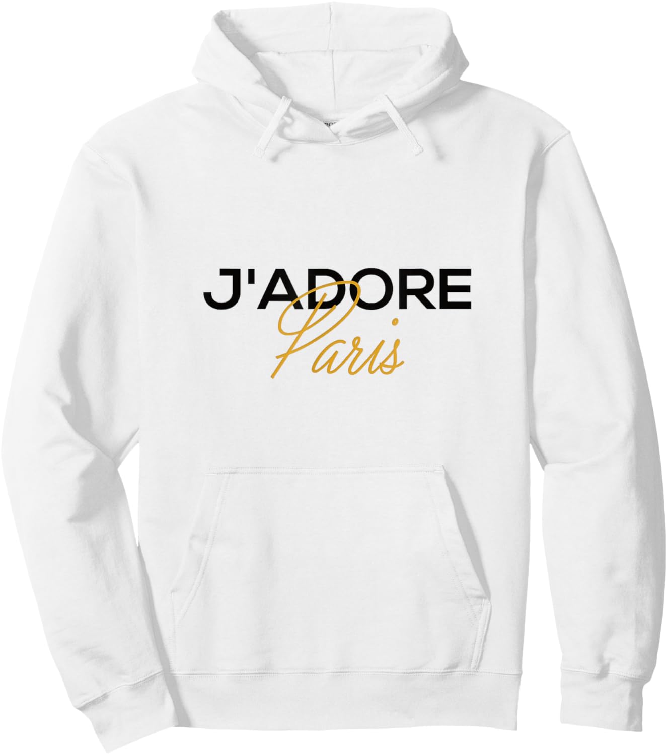 Classic Fashion I Love Paris J'Adore Paris Stylish & Elegant Hoodie - Hoodie | White