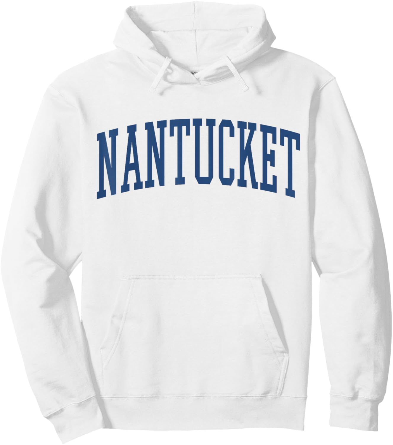 Varsity Grey Nantucket Hoodie - Hoodie | White