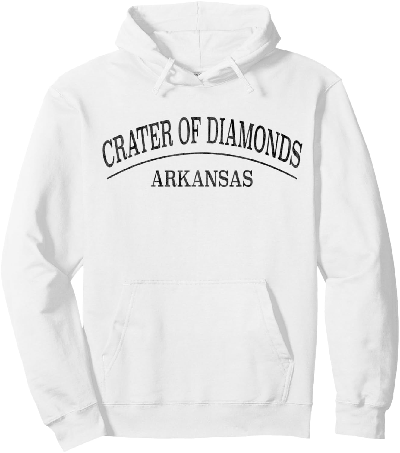 Crater of Diamonds Arkansas -Crater of Diamonds AR Hoodie - Hoodie | White
