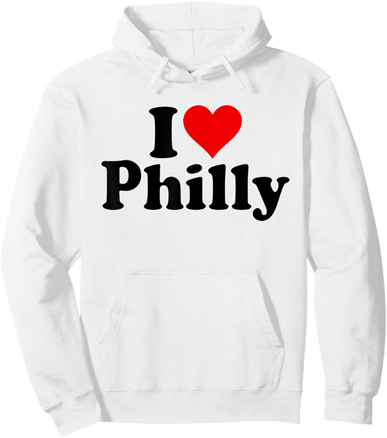 I Heart Love Philly Philadelphia Pennsylvania Hoodie - Hoodie | White