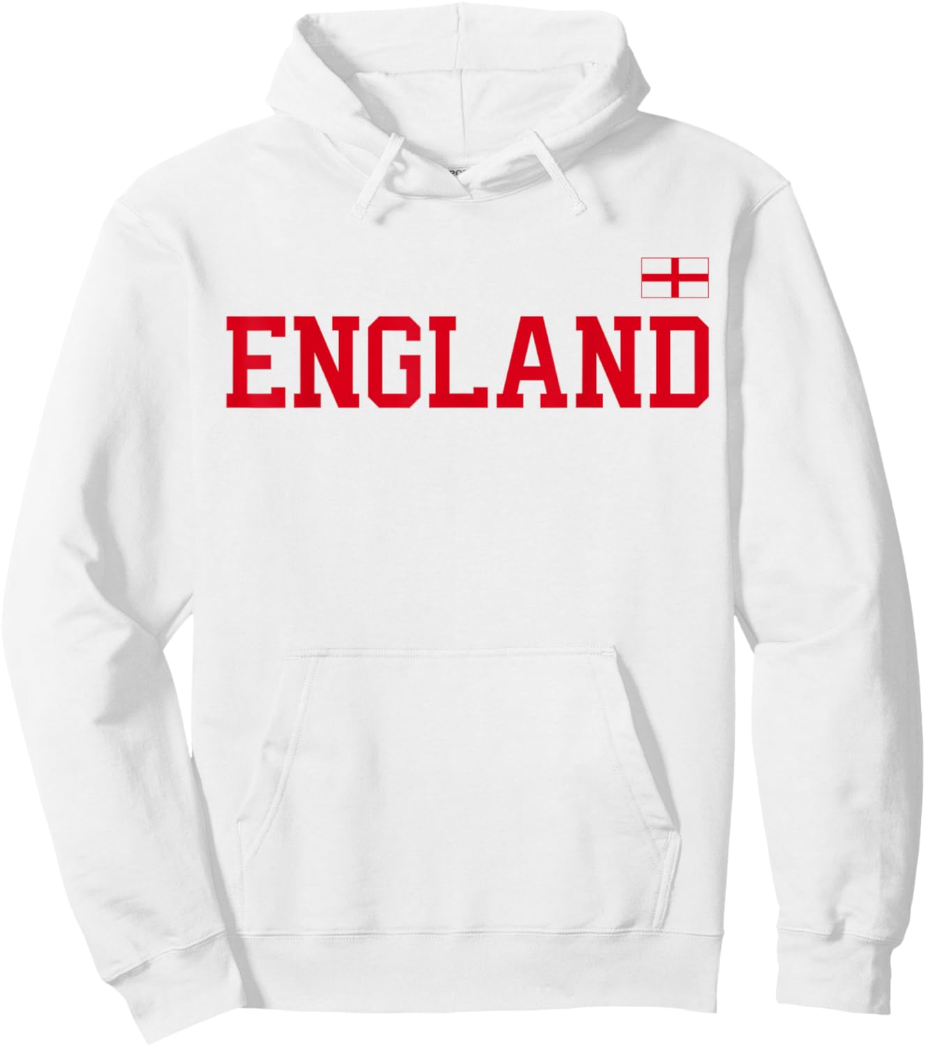 England T Shirt Women Men Kids English Soccer English Flag Hoodie - Hoodie | White