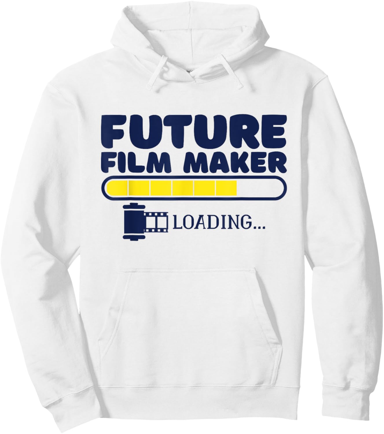 Future Film Maker Loading, Filmmaking Women Film Student Hoodie - Hoodie | White