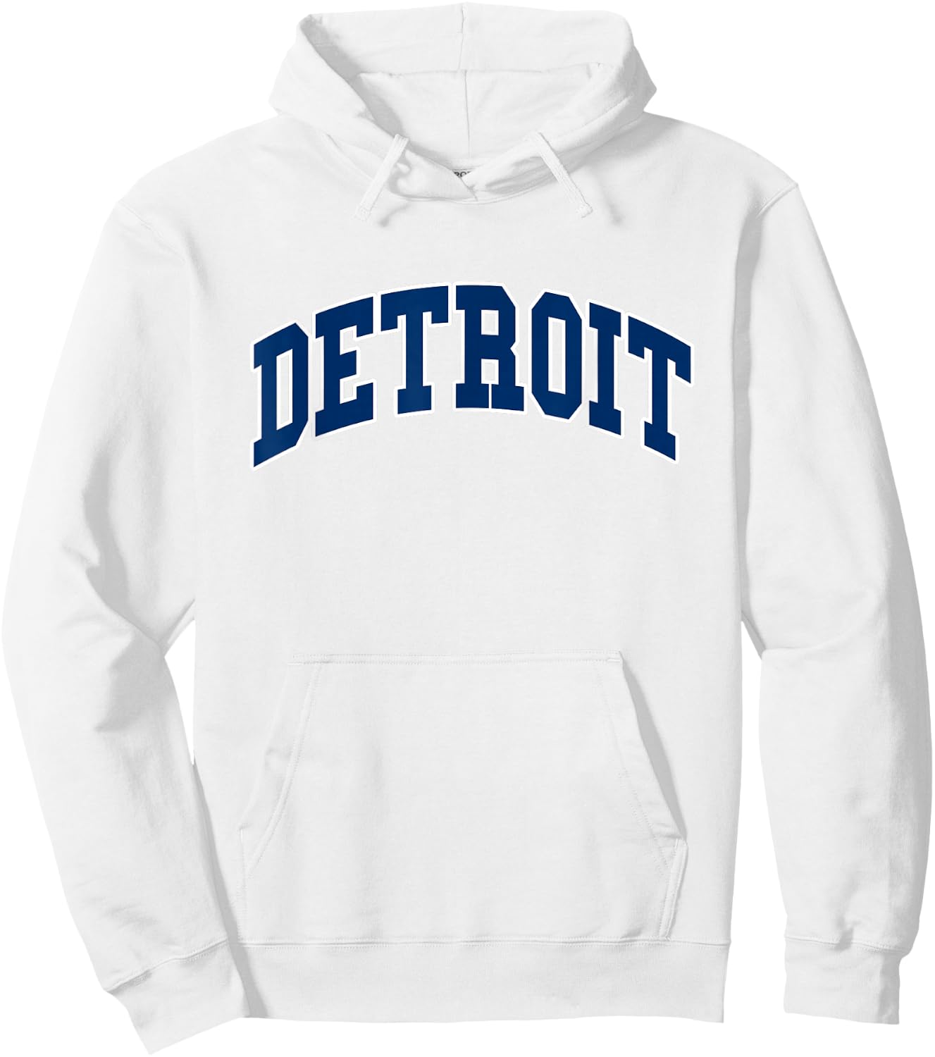 Detroit - Throwback Design - Classic Hoodie - Hoodie | White
