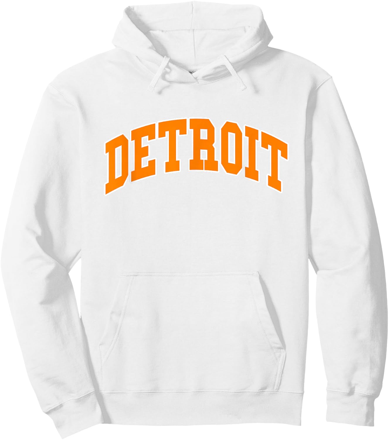 Detroit - Throwback Design - Classic Hoodie - Hoodie | White