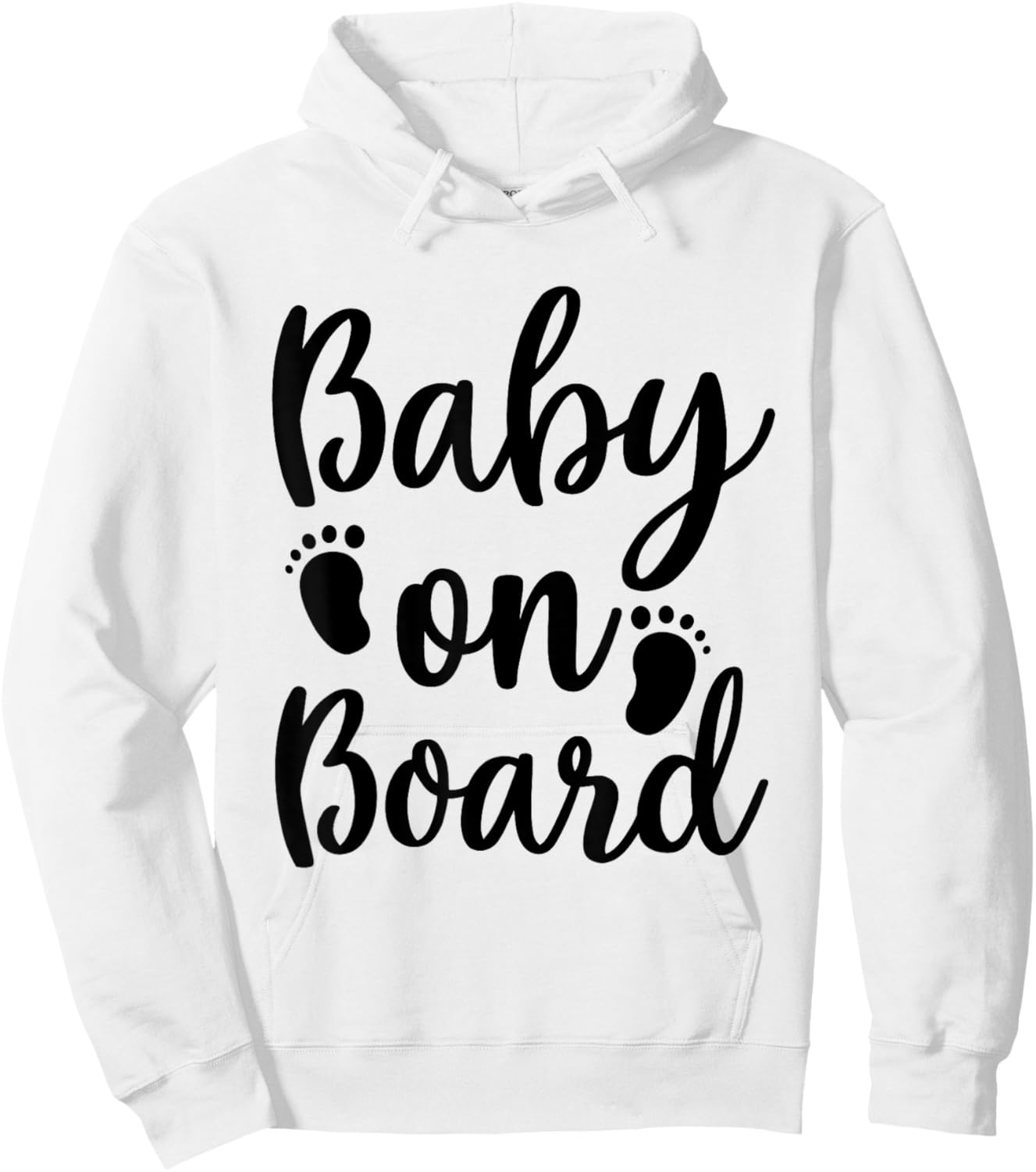 Pregnant Baby On Board Pregnancy Announcement New Mom To Be Hoodie - Hoodie | White