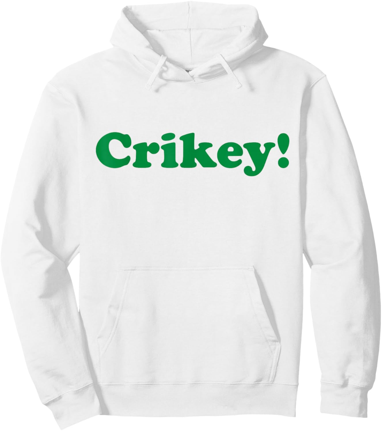 Crikey Australia Apparel for Aussie Oz Slang Australian Hoodie - Hoodie | White