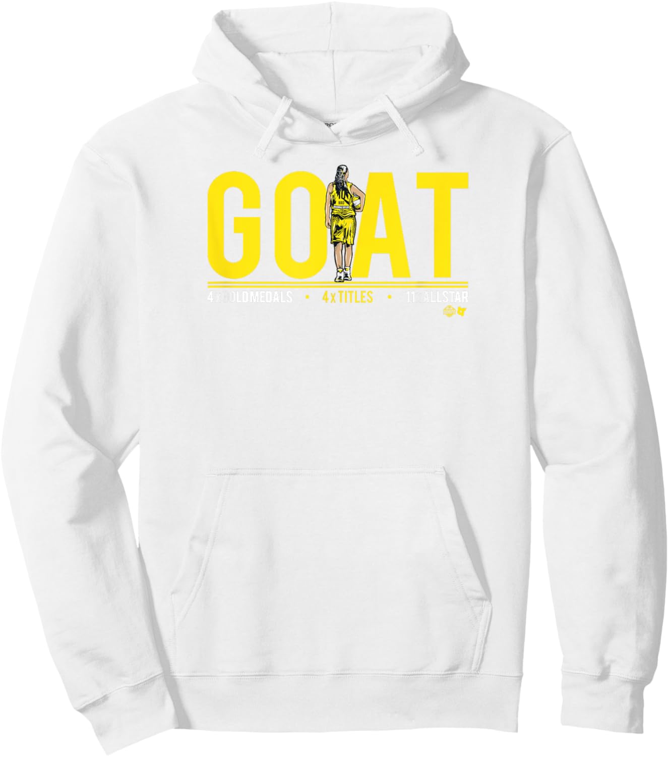Sue Bird - GOAT - Seattle Basketball Hoodie - Hoodie | White