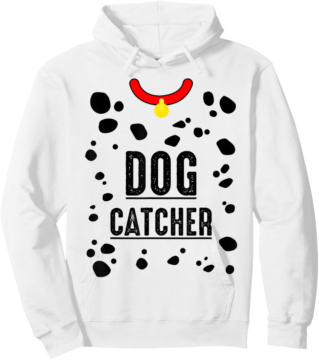 Dog Catcher Costume Dalmatian Easy Family Costume Men Hoodie - Hoodie | White