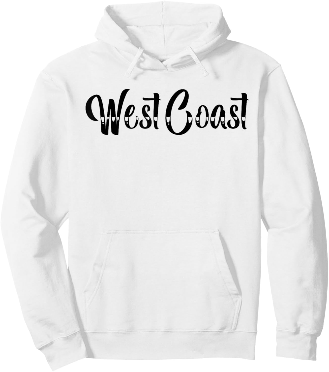 West Coast Tattoo Style Hoodie - Hoodie | White