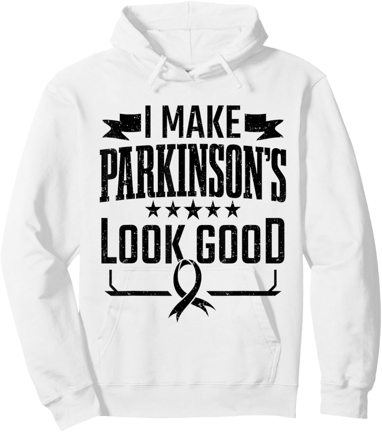 Parkinson's Disease Awareness I Make Parkinsons Look Good Hoodie - Hoodie | White