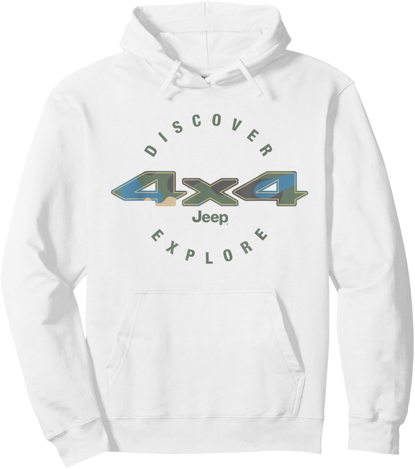 Jeep 4x4 Hoodie - Hoodie | White